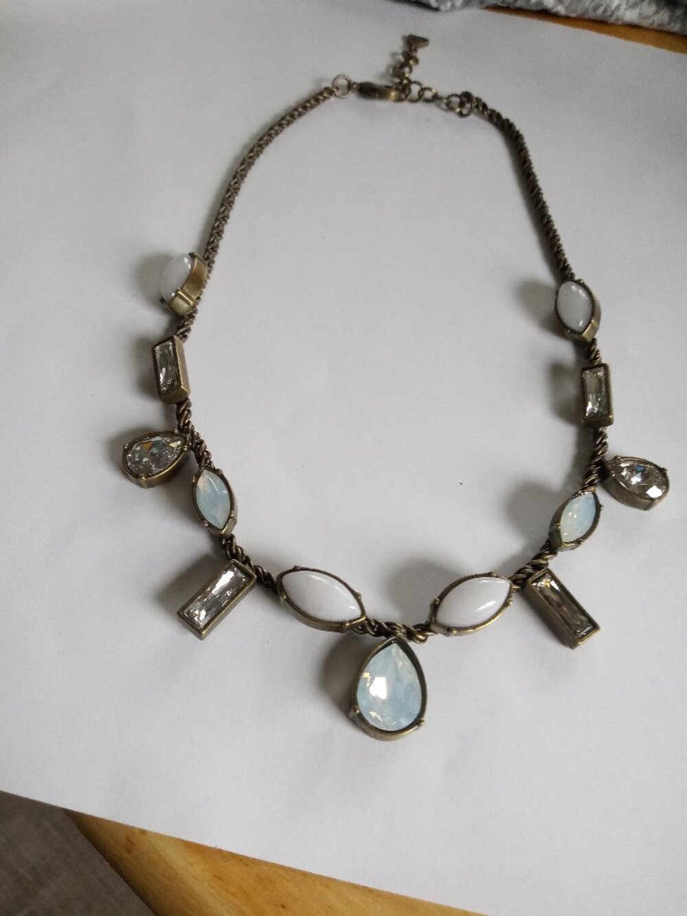 SILPADA KR Collection Adjustable Necklace w/Swarovski Crystals